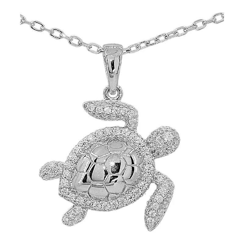 Necklaces for Gift Ideas-Halo Turtle Necklace