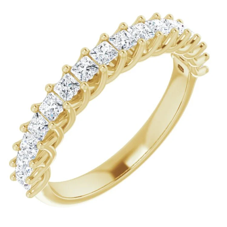 CobaltRings-14K Yellow 3/4 CTW Natural Diamond Anniversary Band