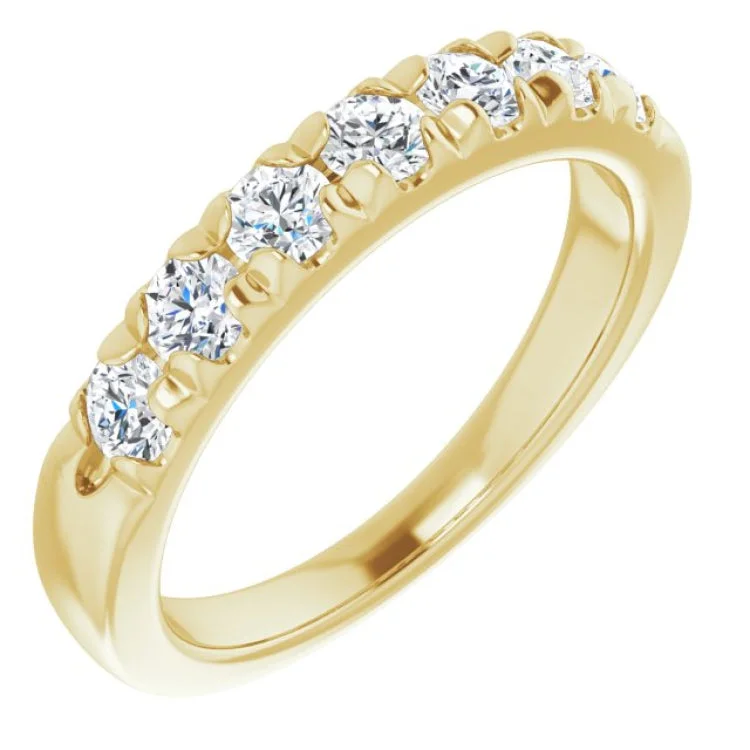 PartyRings-14K Yellow 3/4 CTW Natural Diamond Anniversary Band