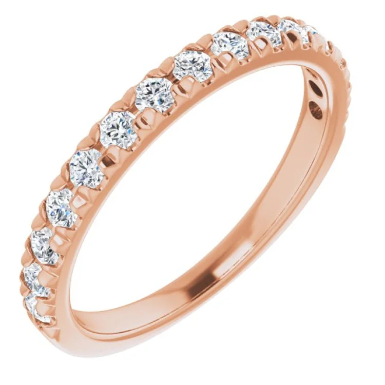 FeatherRings-14K Rose 1/2 CTW Lab-Grown Diamond Anniversary Band