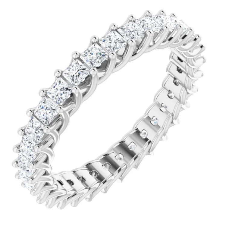 KidsRings-14K White 1 1/2 CTW Diamond Eternity Band