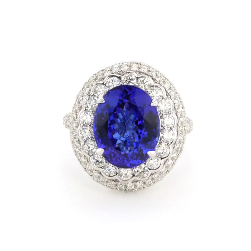 HonorRings-Tanzanite & Diamond Ring