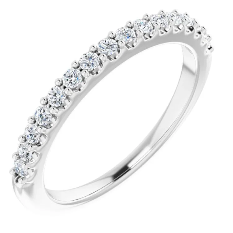 TourmalineRings-14K White 1/4 CTW Diamond Anniversary Band