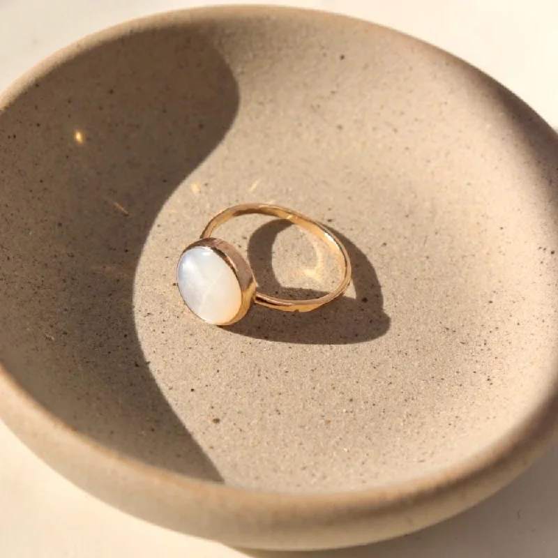 NameRings-Mother of Pearl Ring