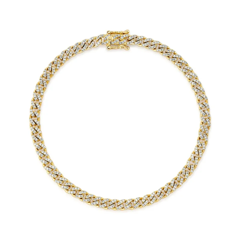 TribalBracelets-Diamond Link Bracelet