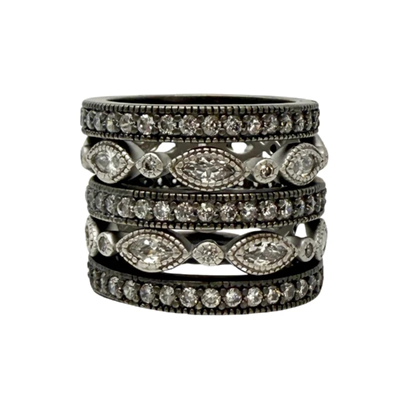 HeartRings-Freida Rothman Everyday 5-stack Ring Set