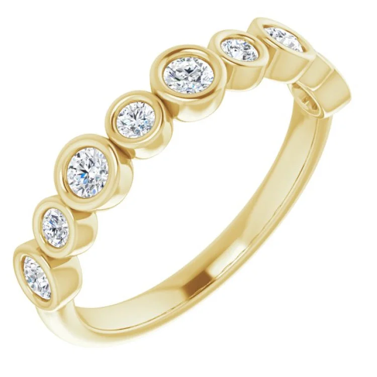 WildlifeRings-14K Yellow 1/2 CTW Lab-Grown Diamond Anniversary Band