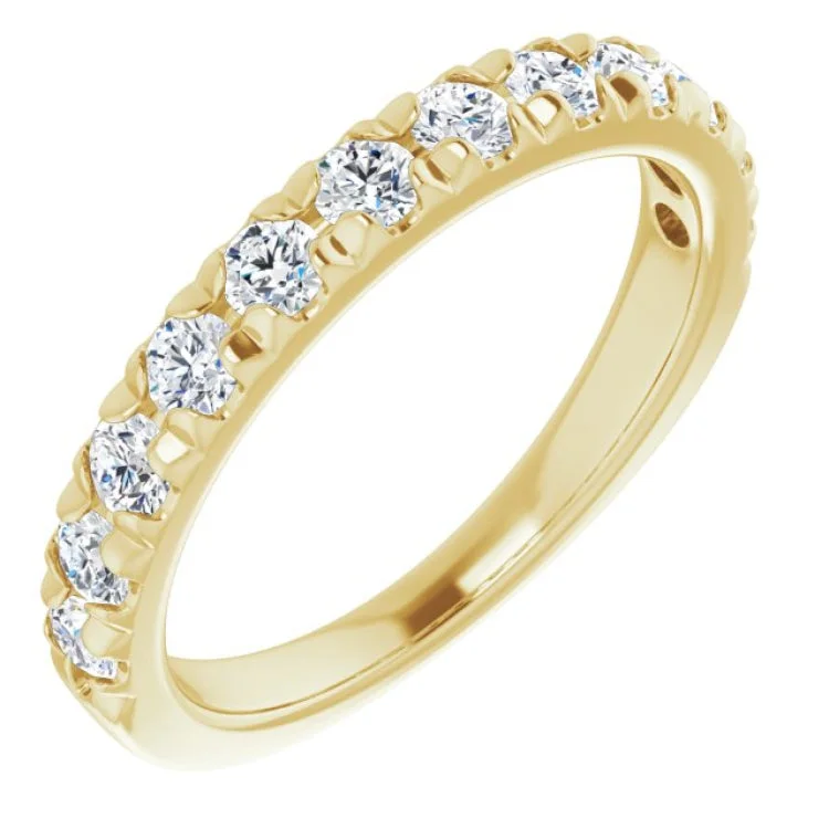 DreamcatcherRings-14K Yellow 3/4 CTW Natural Diamond Anniversary Ring