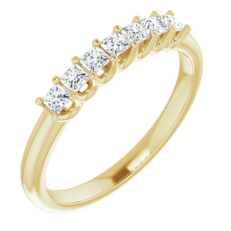 LuckRings-14K Yellow 1/3 CTW Natural Diamond Anniversary Band