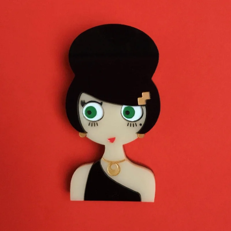 Crystal brooch-DAPHNE Acrylic Brooch, Limited & numbered November Edition