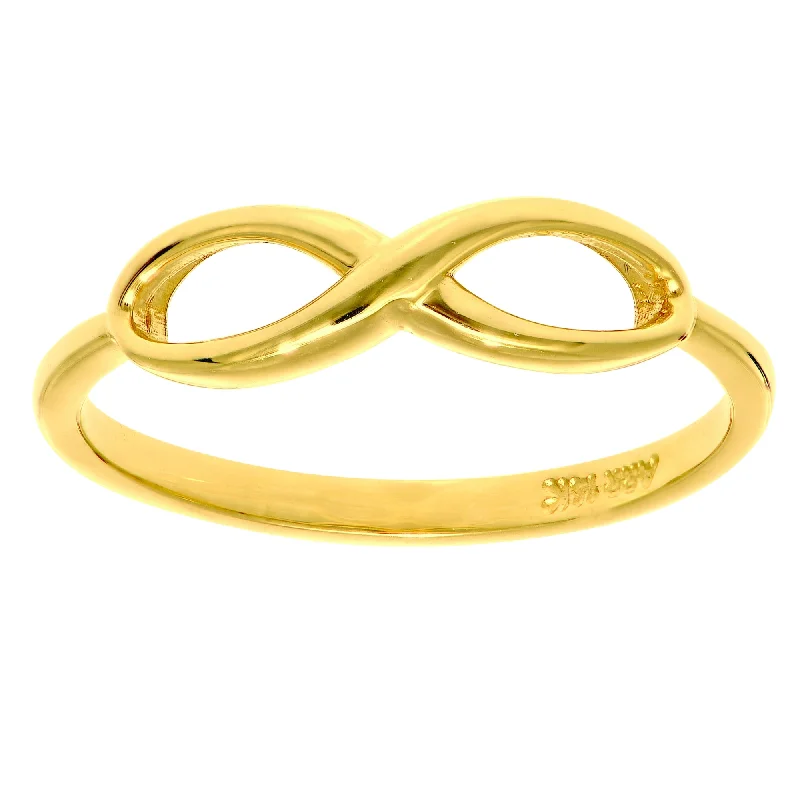 BeachRings-14K Gold Polished Infinity Ring