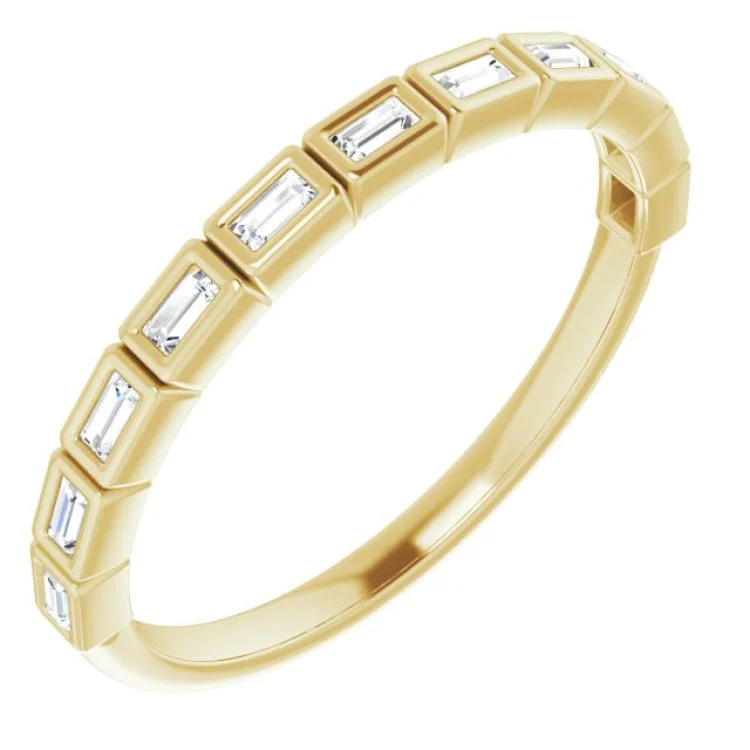 SeaRings-14K Yellow 1/6 CTW Natural Diamond Anniversary Band