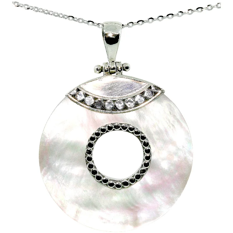 Personalized Jewelry Necklaces-Bianca Mother of Pearl Necklace