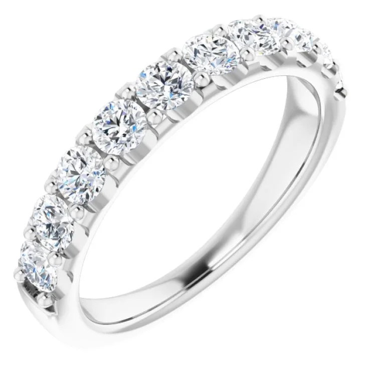 MultiStoneRings-Platinum 1 CTW Natural Diamond Anniversary Band