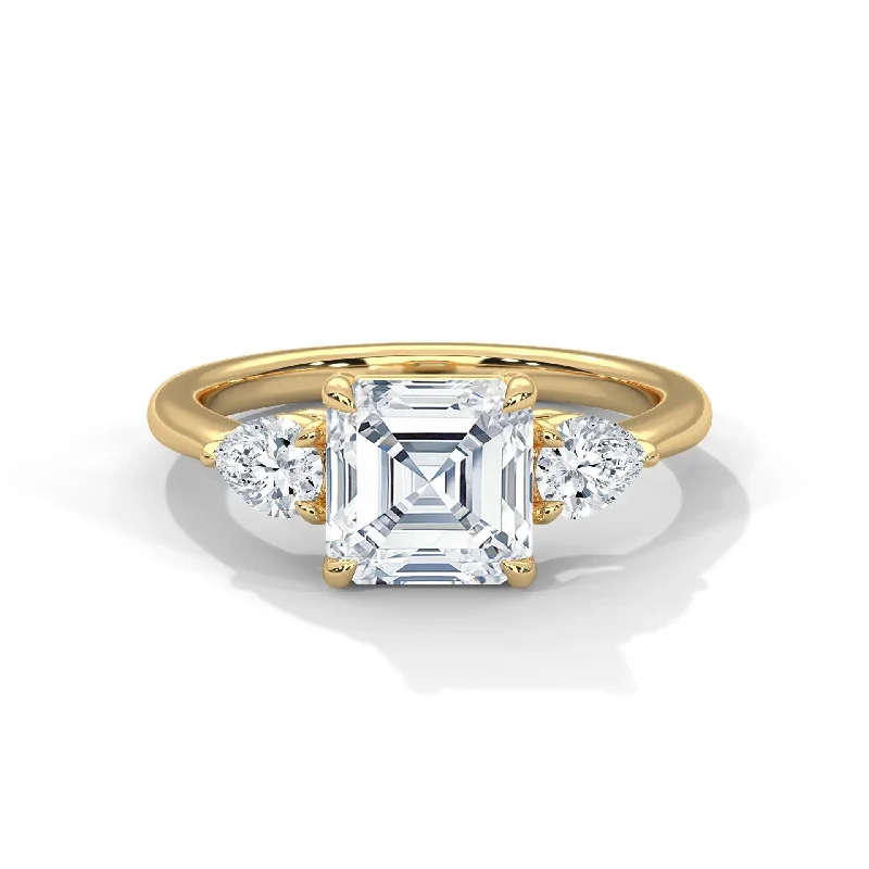 MatchingRings-Three Stone Nova Diamond Ring Setting