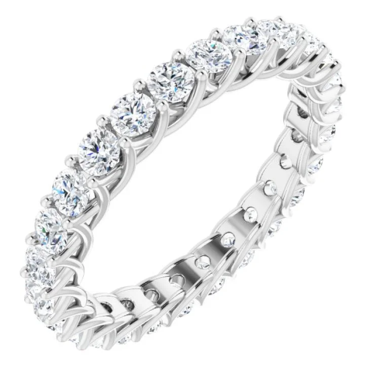 MinimalistRings-14K White 1 1/2 CTW Diamond Eternity Band