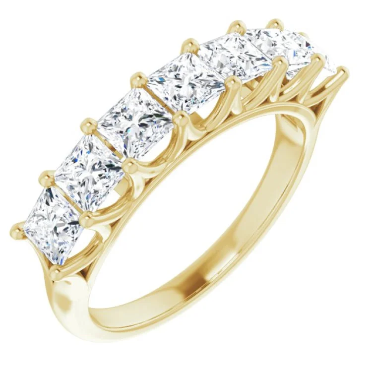 ChristmasRings-14K Yellow 1 3/4 CTW Natural Diamond Anniversary Band