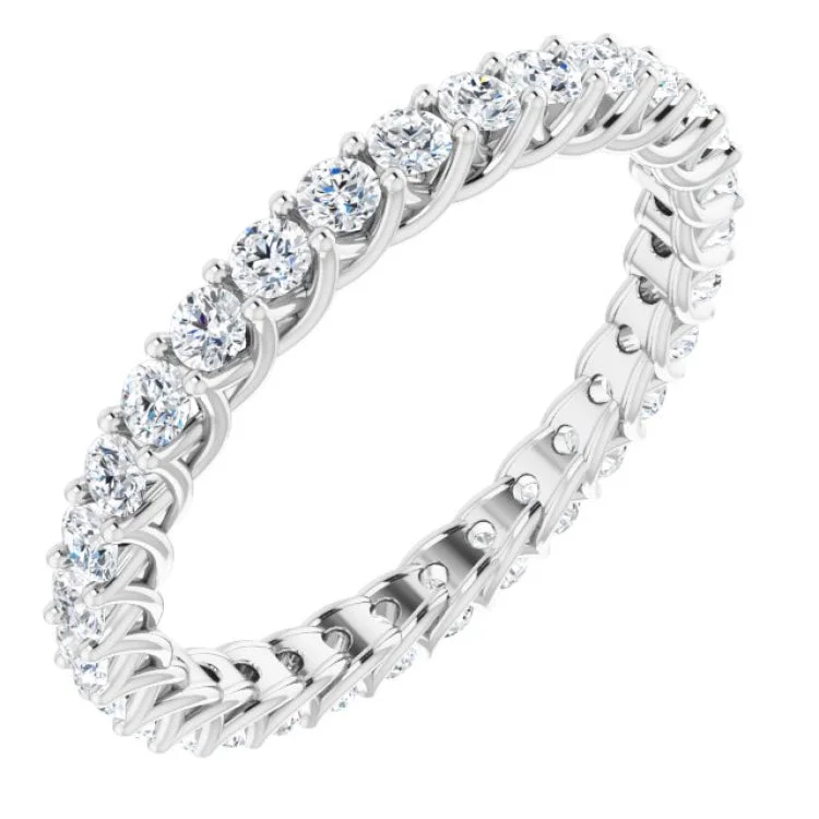 LoyaltyRings-14K White 9/10 CTW Diamond Eternity Band