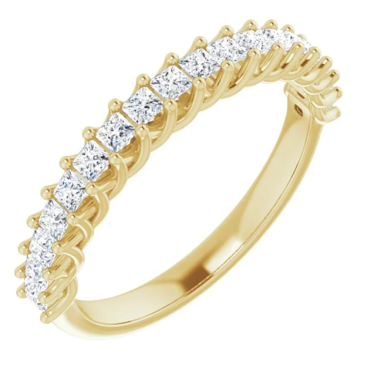 EnergyRings-14K Yellow 1/2 CTW Natural Diamond Anniversary Band