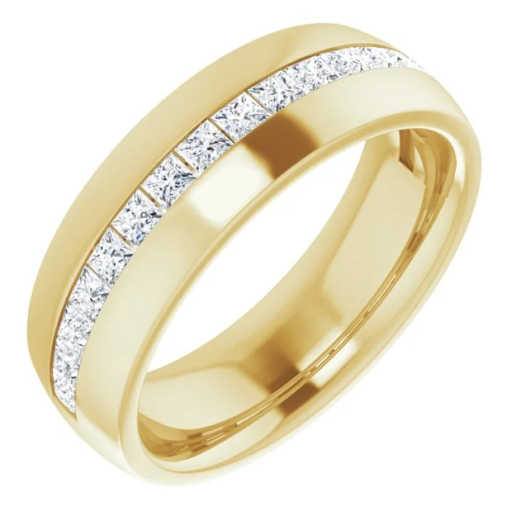 TrustRings-14K Yellow 1 CTW Diamond Band