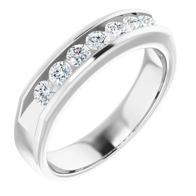 HeirloomRings-Platinum 3/4 CTW Natural Diamond Ring