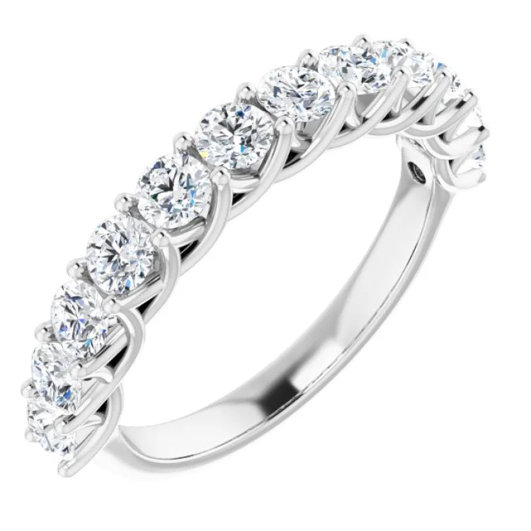 CustomRings-Platinum 1 1/8 CTW Natural Diamond Anniversary Band