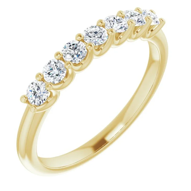 KidsRings-14K Yellow 3/8 CTW Natural Diamond Anniversary Band