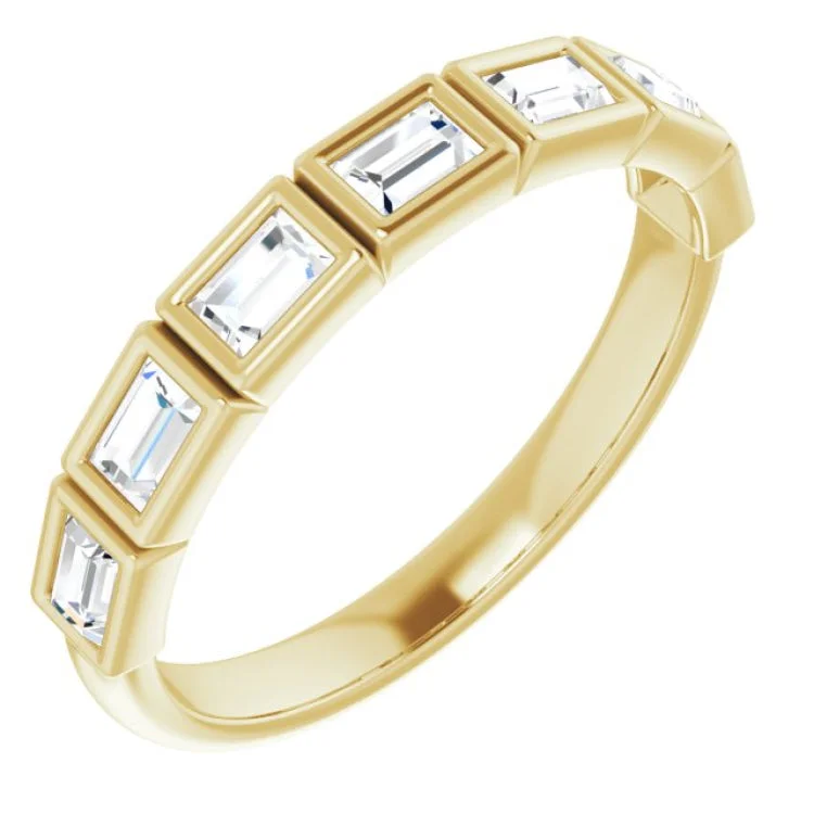 StarfishRings-14K Yellow 1/2 CTW Natural Diamond Anniversary Band