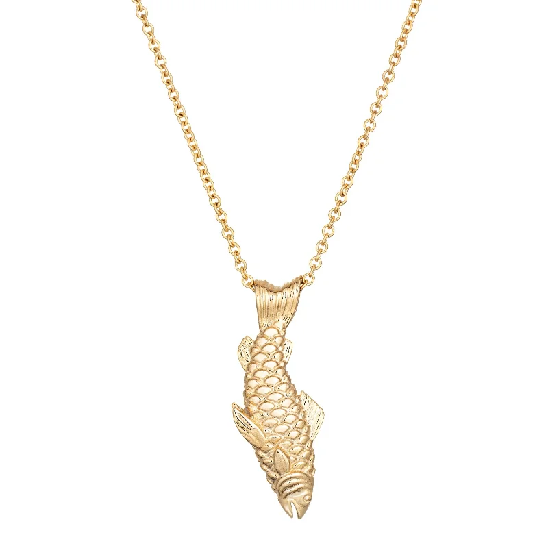 Triple Strand Necklaces-Le Petite Poisson Pendant Necklace