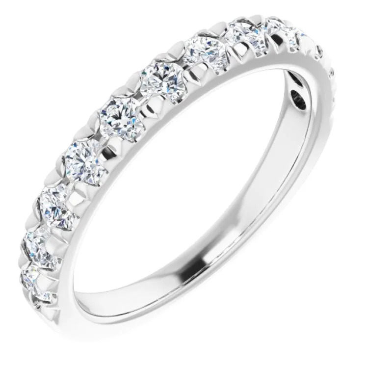 YogaRings-Platinum 3/4 CTW Natural Diamond Anniversary Ring