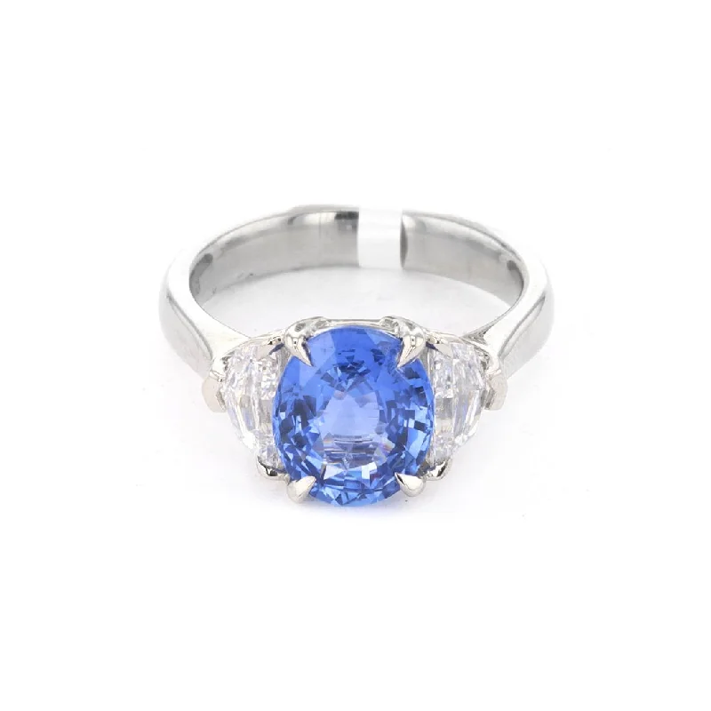 HopeRings-Blue Sapphire & Diamond Ring