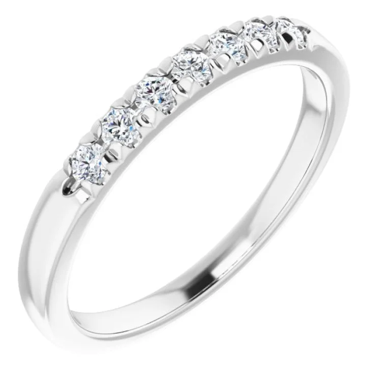 InsectRings-14K White 1/5 CTW Natural Diamond Anniversary Band