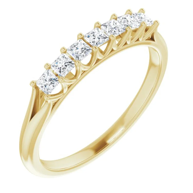 HorseRings-14K Yellow 1/3 CTW Natural Diamond Anniversary Band