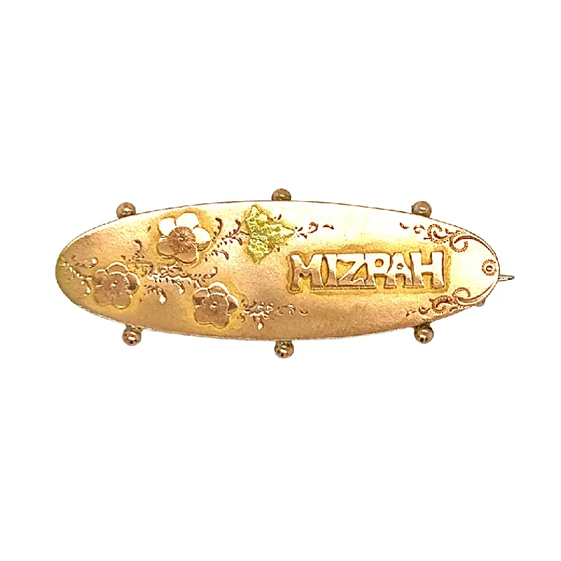 Brooch for casual fashion-Mizpah Brooch