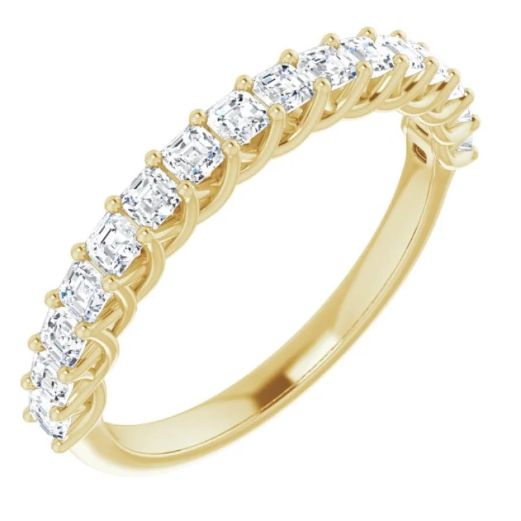 CrystalRings-14K Yellow 3/4 CTW Natural Diamond Anniversary Band