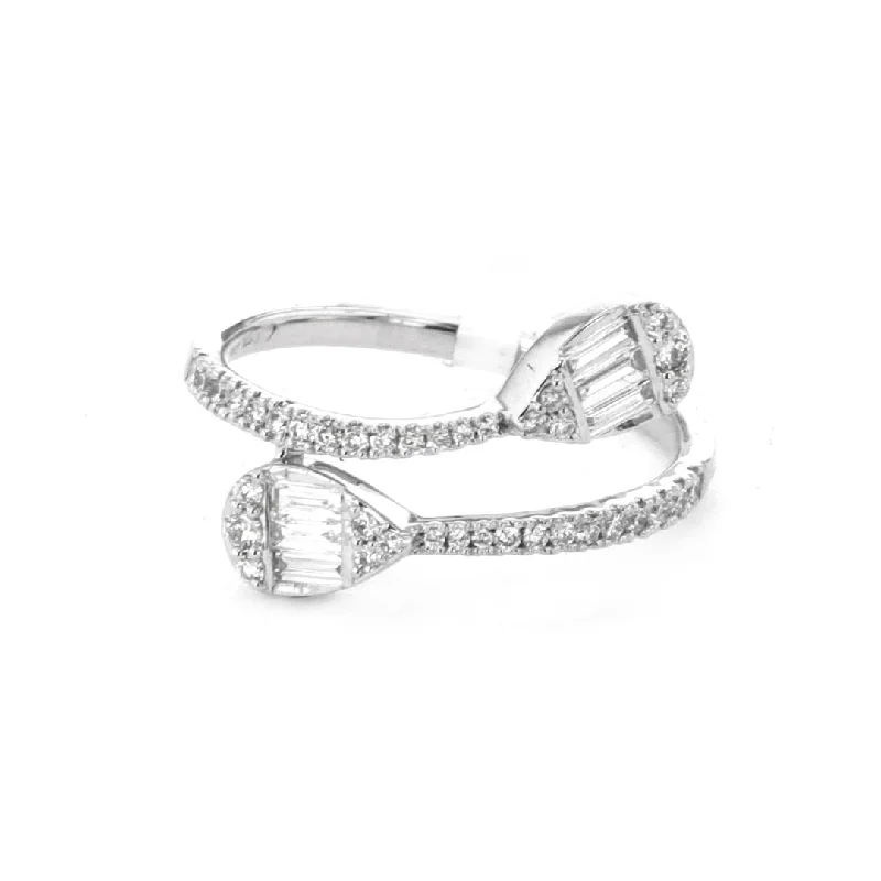 FiligreeRings-Bypass Diamond Ring | 0.40 ctw | M10278781