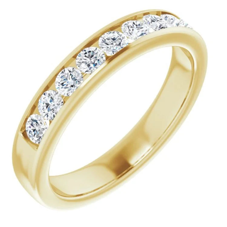 ProtectionRings-14K Yellow 3/4 CTW Natural Diamond Band