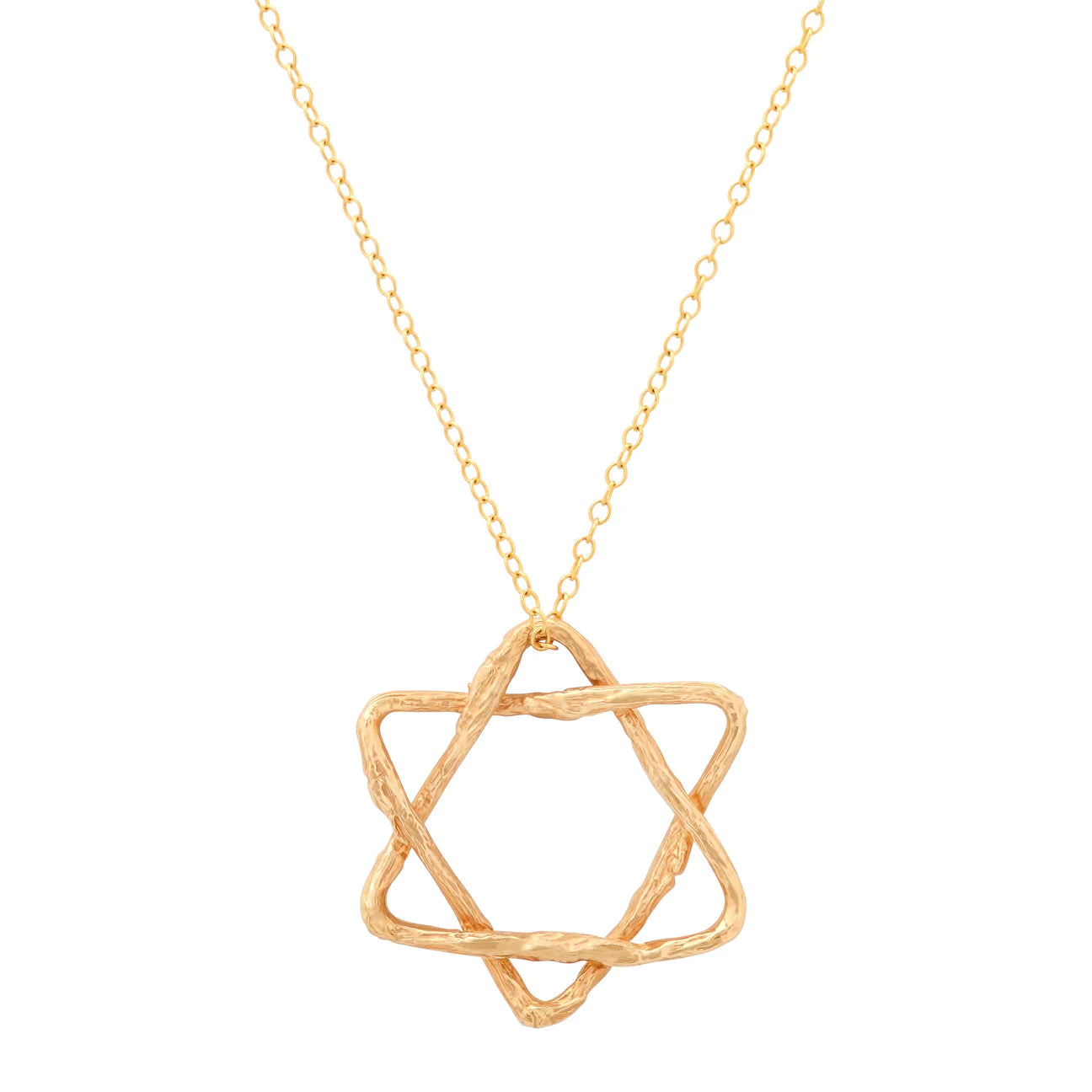 Gold Statement Necklaces-Star of David Necklace