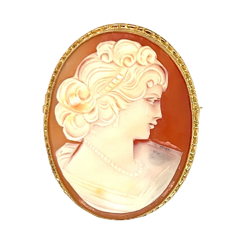 Brooch for formal dress-Cameo Brooch