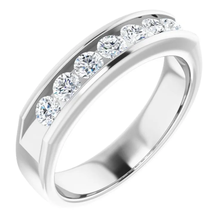 ClassicRings-14K White 7/8 CTW Natural Diamond Ring