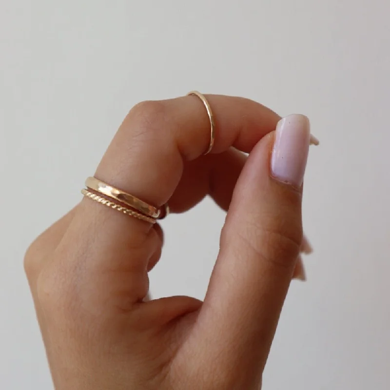 SolitaireRings-Stacking Midi Ring