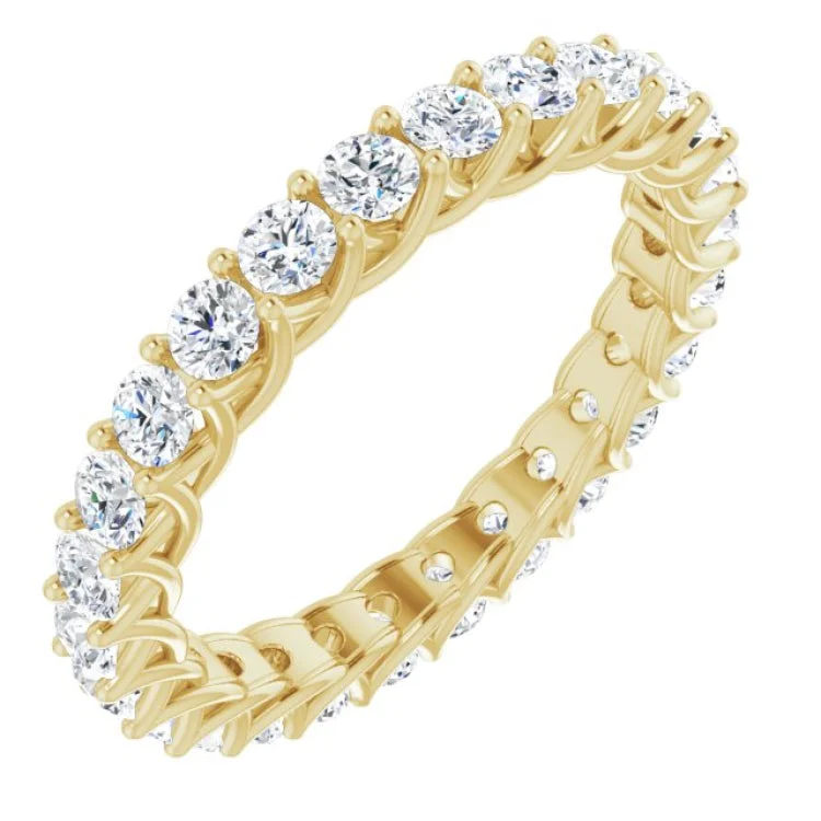 TopazRings-14K Yellow 1 1/2 CTW Diamond Eternity Band