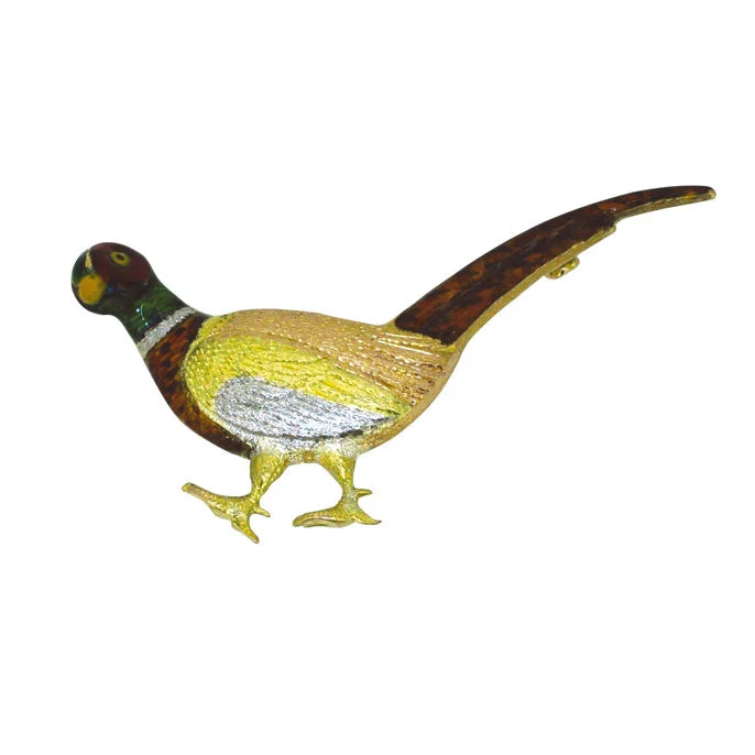 Decorative brooch-Victorian Pheasant Brooch