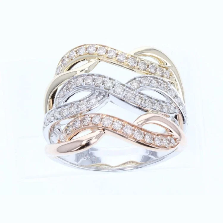 EmeraldRings-Le Vian 14K Tri Color Gold Ring