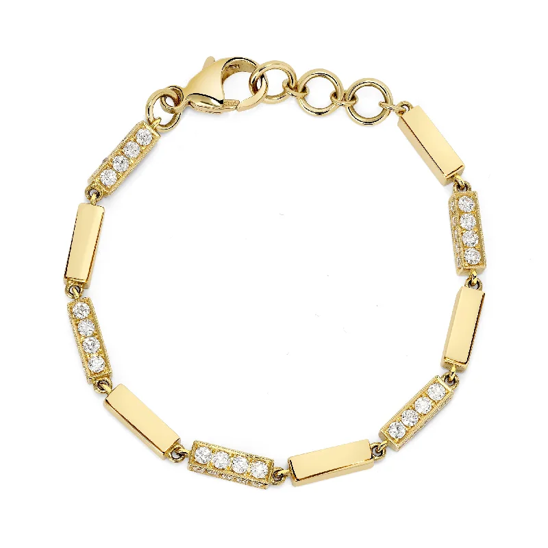 GarnetBracelets-GIANA BRACELET WITH DIAMONDS