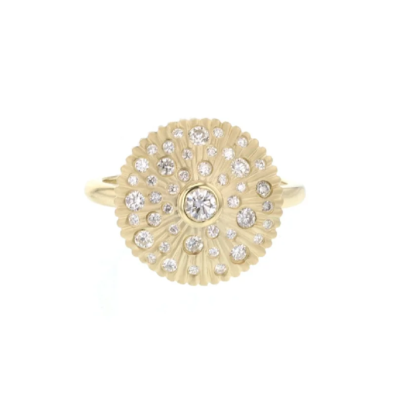 ProngSetRings-0.55 ctw Diamond Round Ring