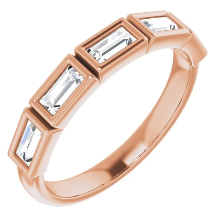 TrustRings-14K Rose 5/8 CTW Natural Diamond Anniversary Band