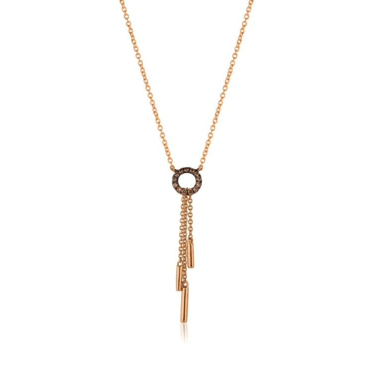 Customizable Charm Necklaces-Le Vian 14K Strawberry Gold Necklace