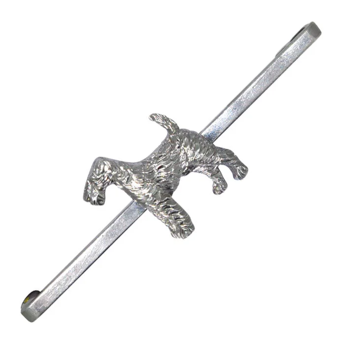 Brooch for fashion accessories-Silver Dog Brooch