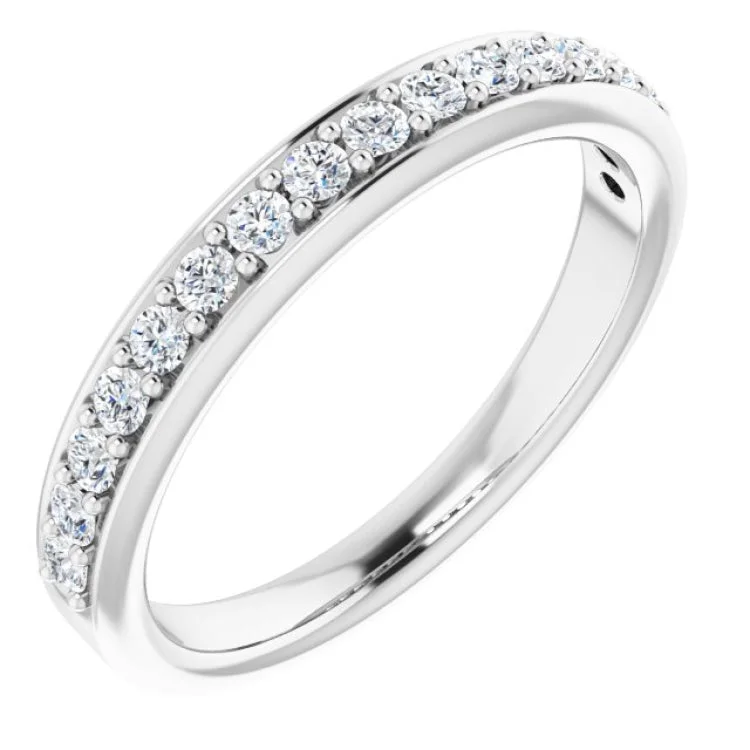 Men'sRings-14K White 1/3 CTW Natural Diamond Anniversary Band